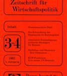 Bremer Zeitschrift für Wirtschaftspolitik Heft 3-4/ 1982