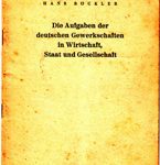 Die Aufgaben der deutschen Gewerkschaften in Wirtschaft