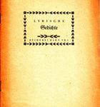 Lyrische Gedichte