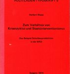Zum Verhältnis von Krisenzyklus und Staatsinterventionismus - Das Beispiel Schulbauproduktion in der BRD
