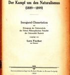 Der Kampf um den Naturalismus (1889-1899)