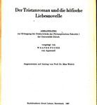 Der Tristanroman und die höfische Liebesnovelle