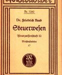 Steuerwesen (Finanzwissenschaft II)