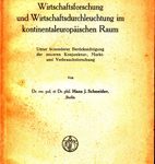 Wirtschaftsforschung und Wirtschaftsdurchleuchtung im kontinentaleuropäischen Raum - Unter besonderer Berücksichtigung der neueren Konjunktur-
