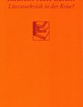 Kaufen! statt Lesen! - Literaturkritik in der Krise?