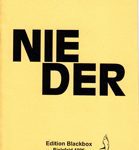 Nieder - Poem zur deutschen Nation und zum deutschen Nationalismus von der Reichsgründung bis zur Gegenwart