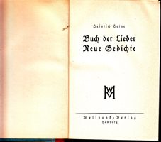 Buch der Lieder - Neue Gedichte