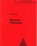 Was ist ein Tarifvertrag?