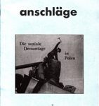 anschläge Nr. 3: Die soziale Demontage in Polen